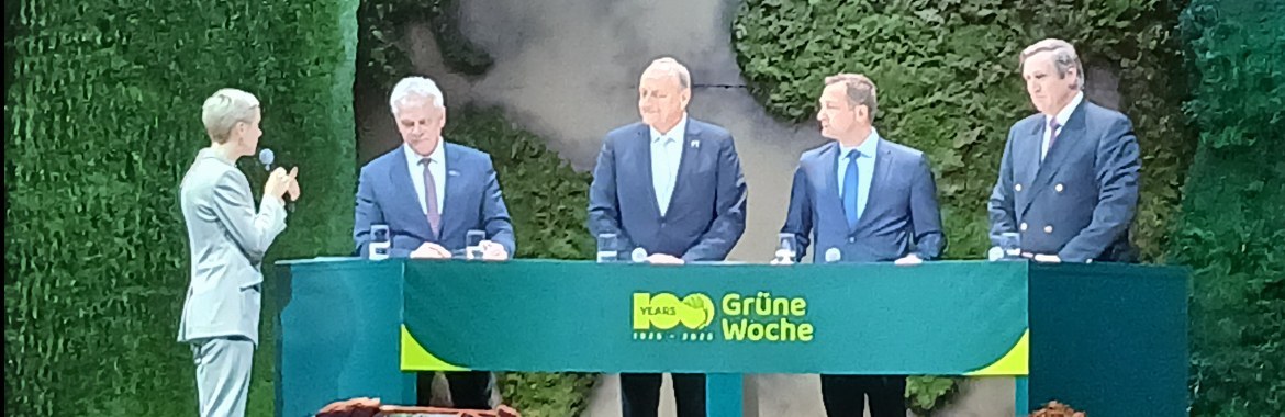 Zástupci Zemědělského svazu ČR na veletrhu Grüne Woche v Berlíně